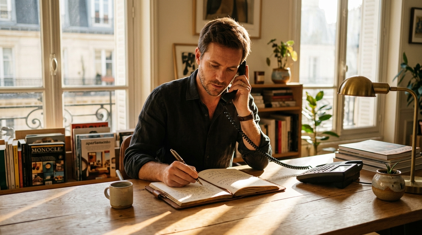 Marc en consultation de voyance qualité par téléphone